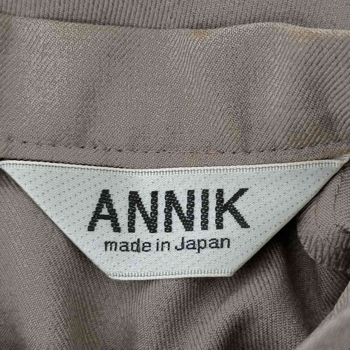 ANNIK バンドカラーワンピース レディース