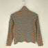 バーバリーロンドン BURBERRY LONDON ロゴワッペン ボーダー タートルネック ロングスリーブTシャツ レディース 160A