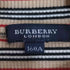 バーバリーロンドン BURBERRY LONDON ロゴワッペン ボーダー タートルネック ロングスリーブTシャツ レディース 160A