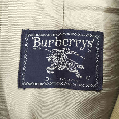 バーバリーズ BURBERRYS 90S ウールライナー付き 裏地ノヴァチェックステンカラーコート BIG SIZE メンズ 42REGULAR