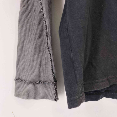 クイックシルバー Quiksilver 90-00s USA製 レイヤードクルーネックカットソー メンズ import:M
