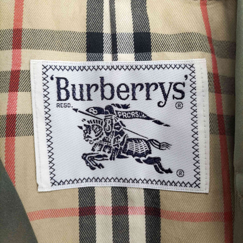 バーバリーズ BURBERRYS 裏地ノヴァチェックステンカラーコート 玉虫 レディース