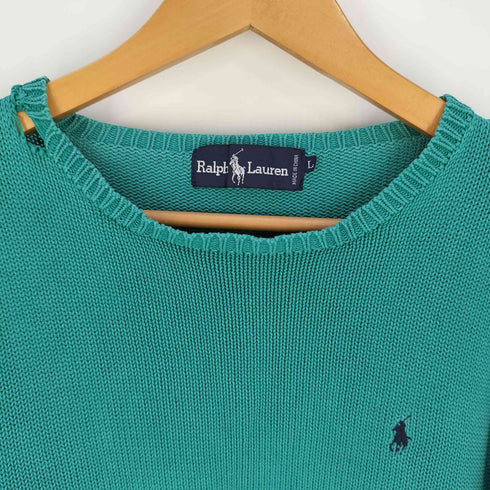 ラルフローレン RALPH LAUREN ポニー刺繍 コットン クルーネックニット メンズ import:L