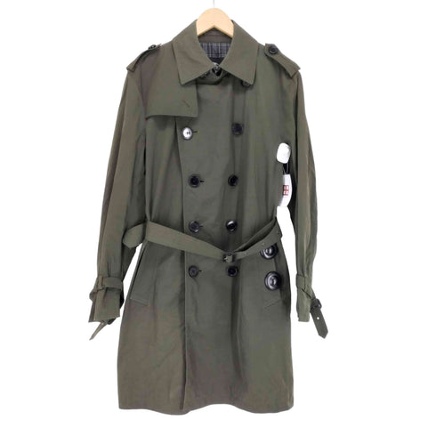 バーバリーブラックレーベル BURBERRY BLACK LABEL 裏地チェックトレンチコート メンズ L