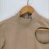 JOHN NUDE FITTED CUT-OUT TOP レディース JPN:M