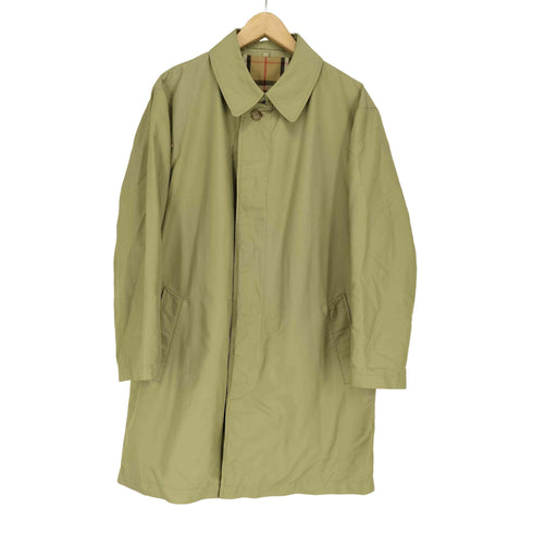バーバリーロンドン BURBERRY LONDON MADE IN USA 裏地ノヴァチェックステンカラーコート メンズ