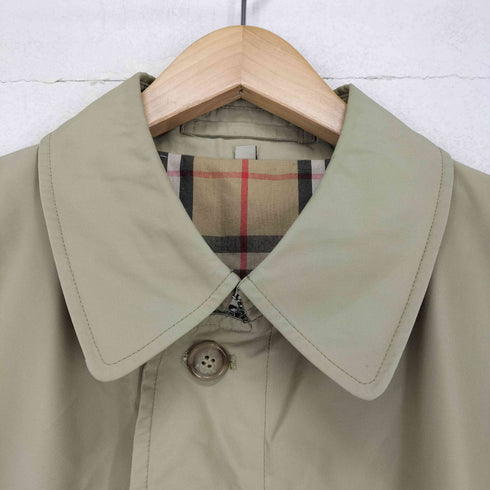 バーバリーロンドン BURBERRY LONDON MADE IN USA 裏地ノヴァチェックステンカラーコート メンズ