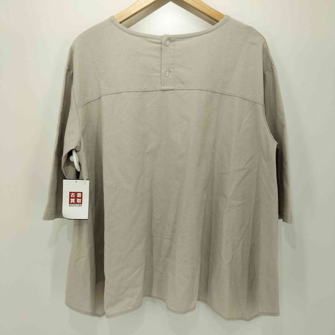 リブインコンフォート live in comfort 揺れるヘムラインを楽しむ麻混トップス レディース JPN:M