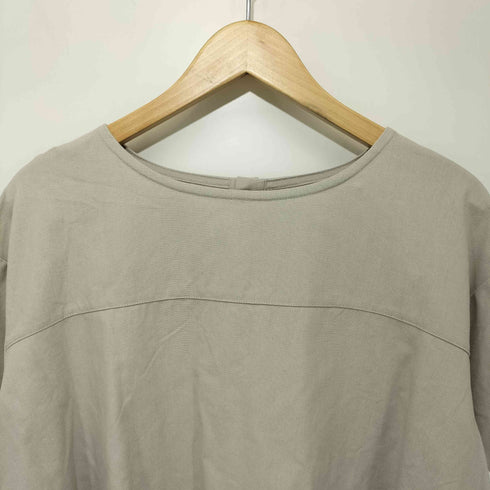 リブインコンフォート live in comfort 揺れるヘムラインを楽しむ麻混トップス レディース JPN:M