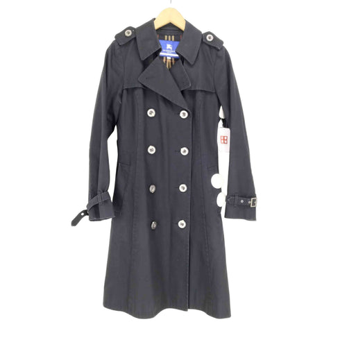 バーバリーブルーレーベル BURBERRY BLUE LABEL 裏地ノヴァチェックトレンチコート レディース 38