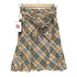バーバリーブルーレーベル BURBERRY BLUE LABEL ベルト付き ノヴァチェックウールフレアスカート レディース 36