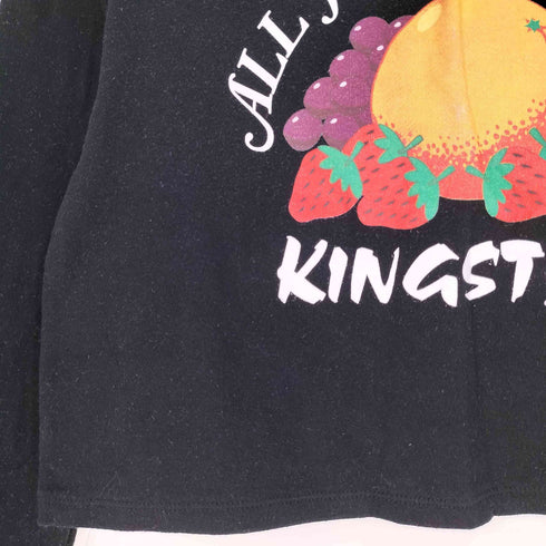 ステューシー Stussy ALL FRUITS RIPE KINGSTON フルーツプリント クロップド ロングスリーブTシャツ レディース import:S