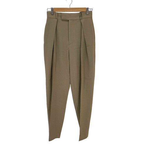 MIESROHE WASHABLEDバウルタックリネンテーパードパンツ レディース JPN:1