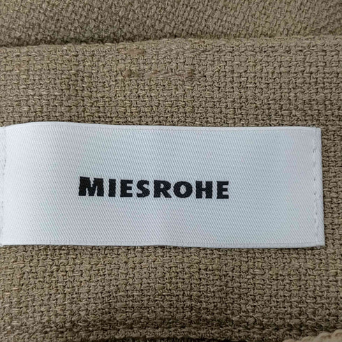 MIESROHE WASHABLEDバウルタックリネンテーパードパンツ レディース JPN:1