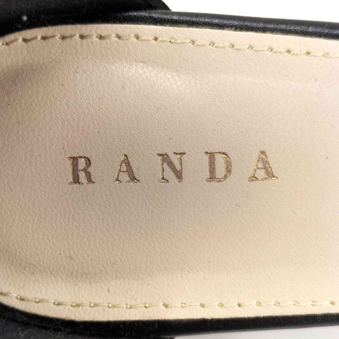 ランダ RANDA グリッター ストラップパンプス レディース JPN:M