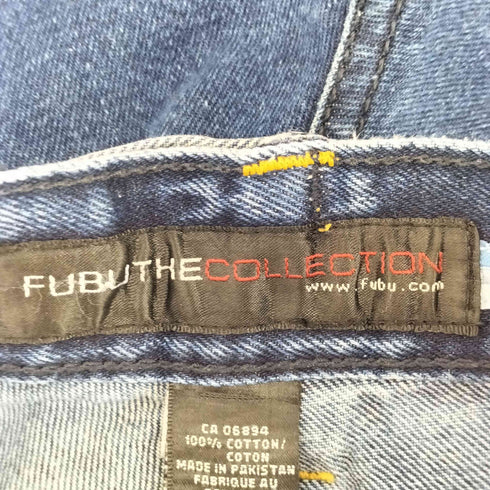 フブ FUBU B系 センタープレスデニムパンツ メンズ US:32-33