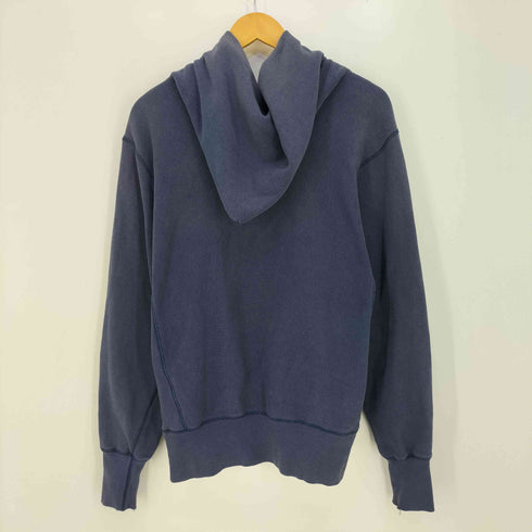 キャブクロージング cab clothing ヴィンテージライク 前V プリント パーカー ナス紺 メンズ  40/42