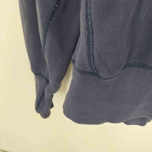 キャブクロージング cab clothing ヴィンテージライク 前V プリント パーカー ナス紺 メンズ  40/42