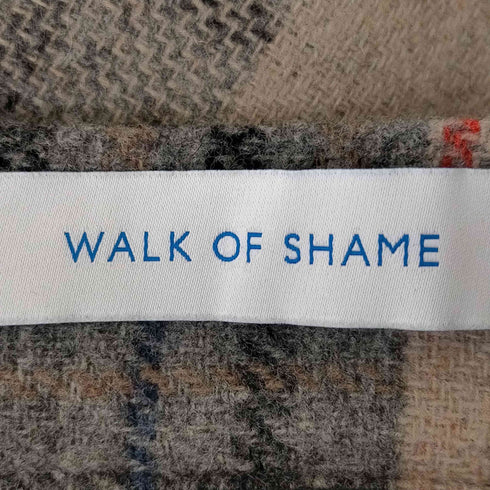 WALK OF SHAME ウールチェックスカート レディース 40