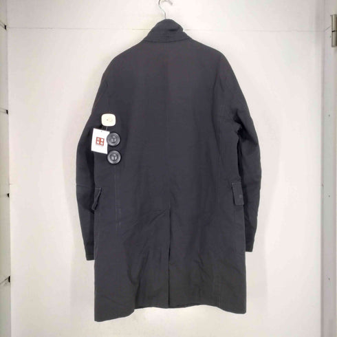 バーバリーロンドン BURBERRY LONDON 裏地ノヴァチェックフロントジップチェスターコート MADE IN PORTUGAL メンズ L