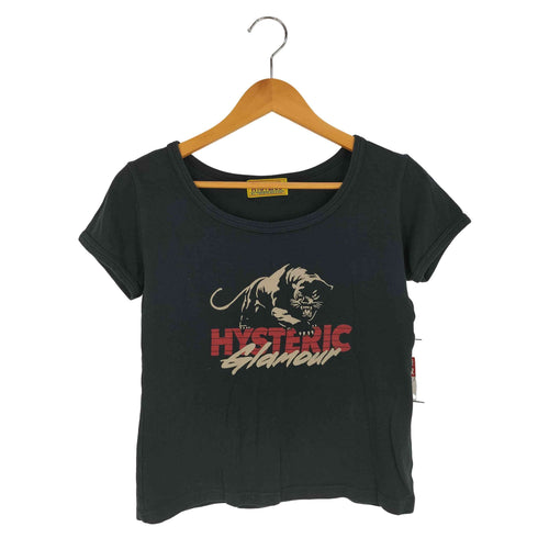 ヒステリックグラマー HYSTERIC GLAMOUR アニマル ロゴ プリント Tシャツ レディース FREE