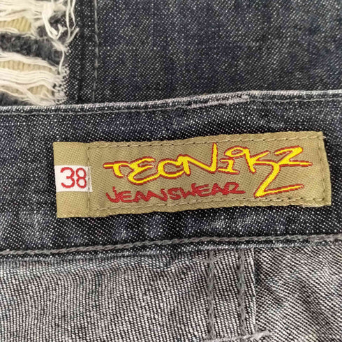 TECNIKZ B系 刺繍デニムパンツ メンズ 38