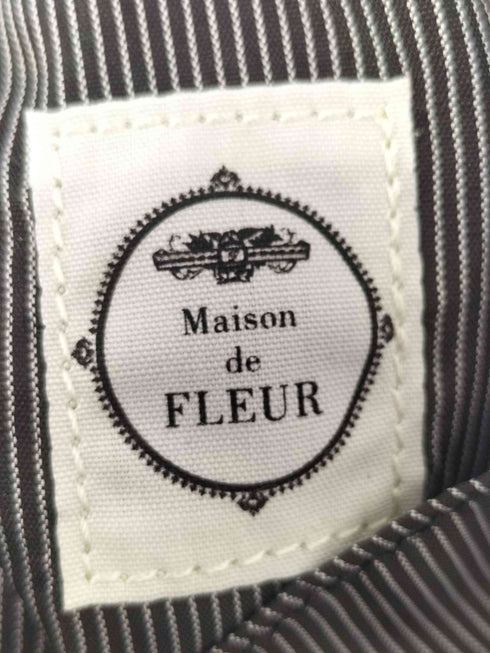 メゾンドフルール Maison de FLEUR サイドリボンベロアトートバッグ レディース