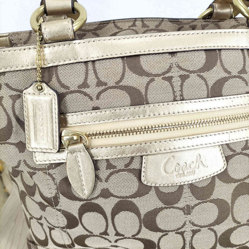 コーチ COACH シグネチャーロゴ トートバッグ レディース