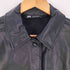 ザラ ZARA フェイクレザー シャツジャケット レディース import:XS