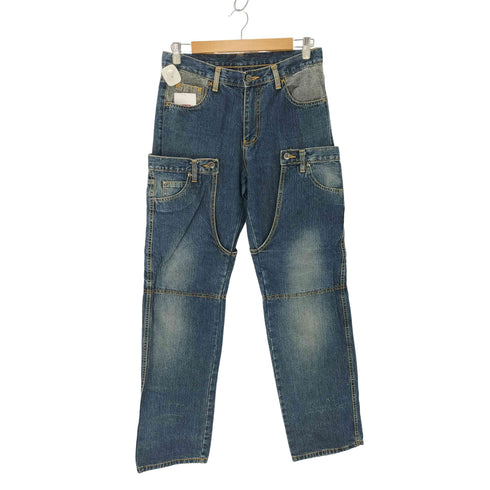 JINMA デザインダブルニーパンツ メンズ US:30-31