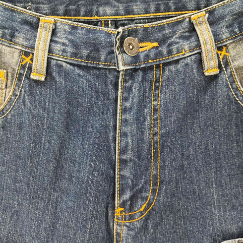 JINMA デザインダブルニーパンツ メンズ US:30-31