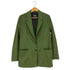 ザラ ZARA フェイクレザー 2B テーラードジャケット レディース import:S