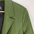 ザラ ZARA フェイクレザー 2B テーラードジャケット レディース import:S