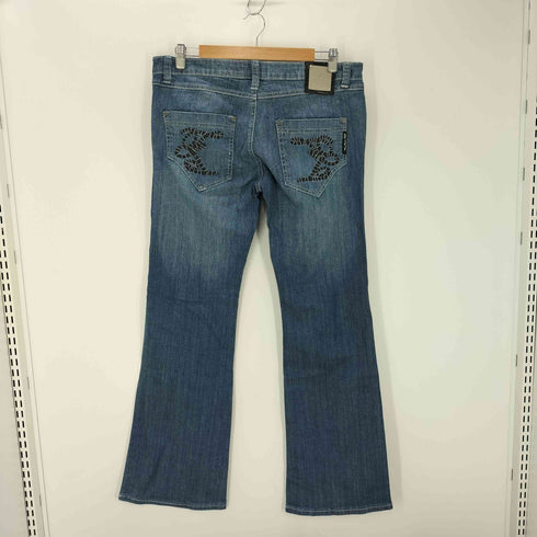 Y2K ダメージストレッチフレアデニムパンツ メンズ US:32-33
