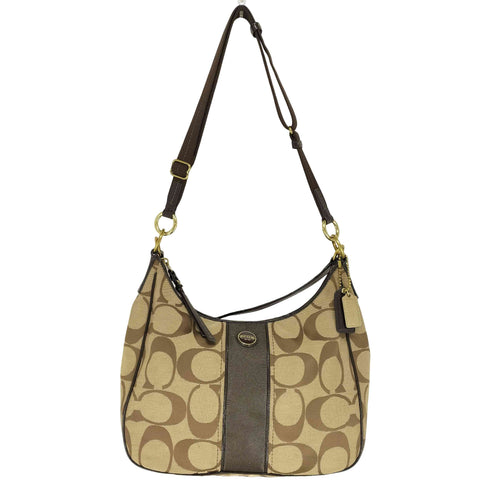 コーチ COACH シグネチャーロゴ キャンバスワンショルダーバッグ レディース