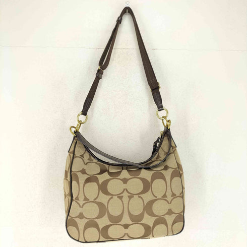 コーチ COACH シグネチャーロゴ キャンバスワンショルダーバッグ レディース