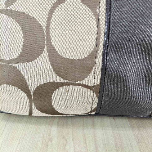 コーチ COACH シグネチャーロゴ キャンバスワンショルダーバッグ レディース
