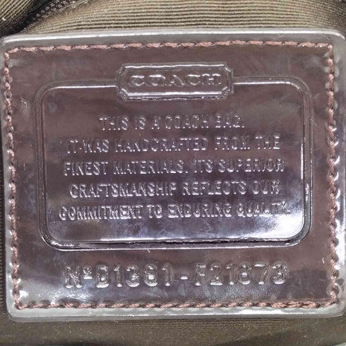 コーチ COACH シグネチャーロゴ キャンバスワンショルダーバッグ レディース