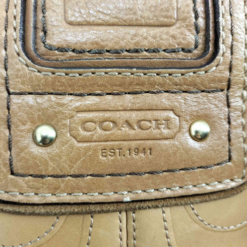 コーチ COACH シグネチャーロゴ オールレザートートバッグ レディース