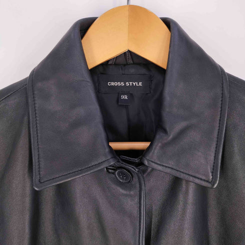 CROSS STYLE シェイプ シープレザー ジャケット レディース 9R