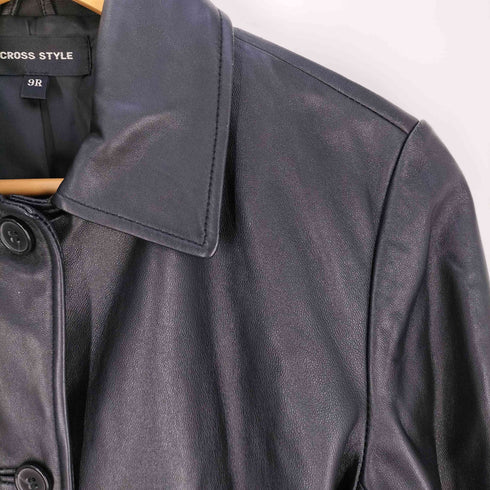 CROSS STYLE シェイプ シープレザー ジャケット レディース 9R