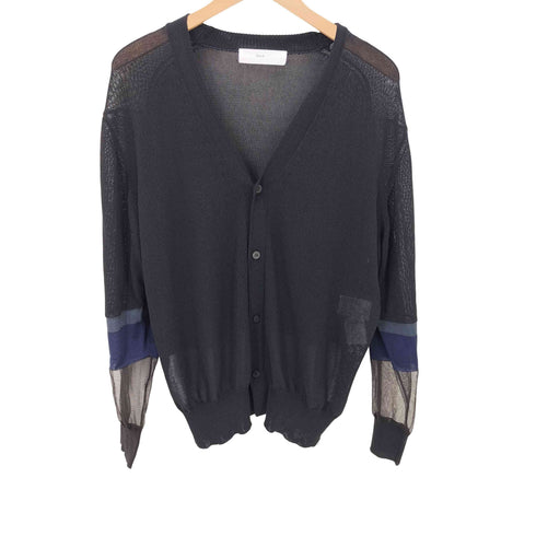 トーガプルラ TOGA PULLA 21SS NYLON COTTON MESH SHEER KNIT CARDIGAN レディース JPN:36
