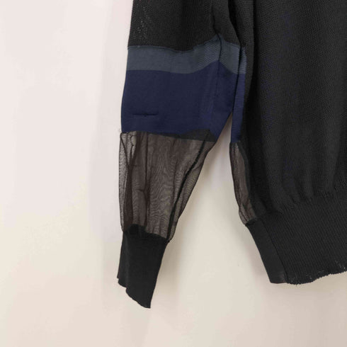 トーガプルラ TOGA PULLA 21SS NYLON COTTON MESH SHEER KNIT CARDIGAN レディース JPN:36