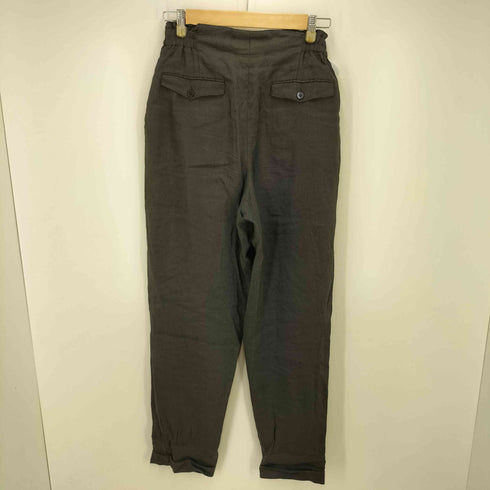 ワイズフォーメン Ys for men LQ 90S 98AW レーヨン リネン ベルテッド 2タック スラックス パンツ メンズ JPN:M