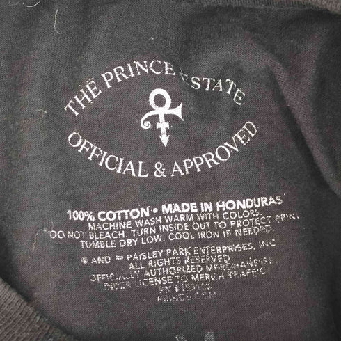 THE PRINCE ESTATE プリント クルーネック ムービー半袖Tシャツ メンズ JPN:M