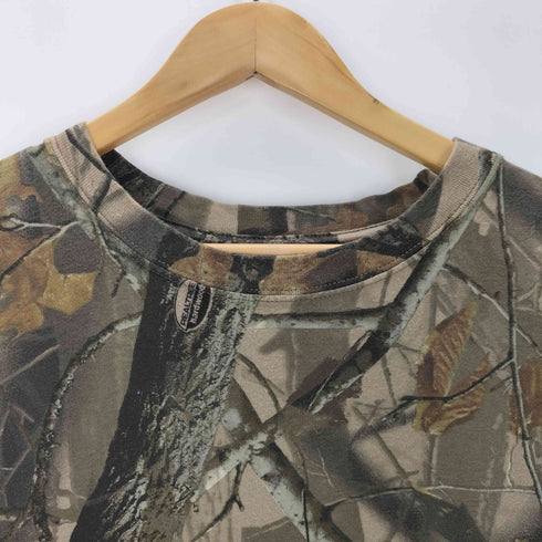 OUTFITTERS RIDGE ツリーカモ クルーネック ポケット半袖Tシャツ メンズ JPN:L