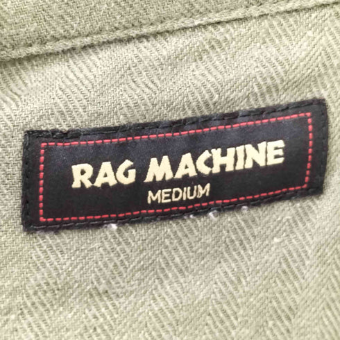 ラグマシーン RAG MACHINE チャイナボタン半袖シャツ レディース JPN:M
