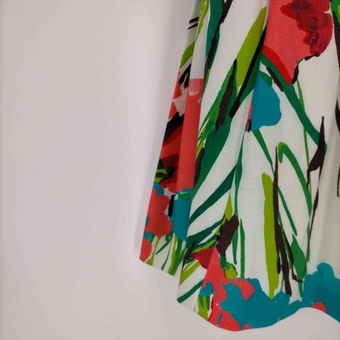Blumarine イタリア製 花柄フレアスカート レディース 38