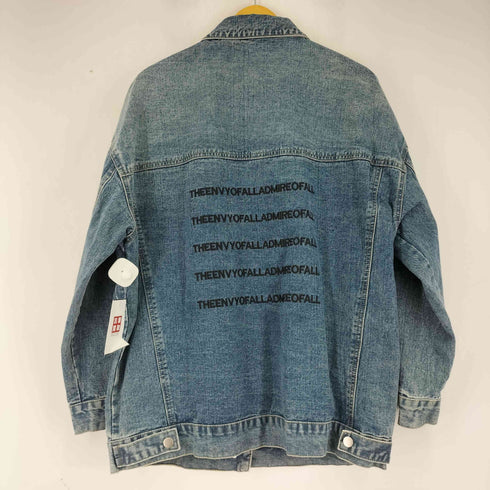 アンビー ENVYM 文字刺繍 デニムジャケット レディース FREE