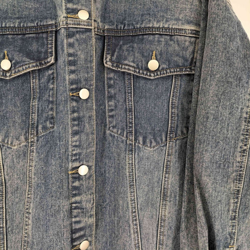 アンビー ENVYM 文字刺繍 デニムジャケット レディース FREE